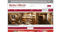 Desktop Screenshot of buecher-ulbrich.de